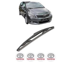 Stergator lamela spate TOYOTA VERSO VAN (_R2_) din 2009 - 2018, pentru luneta auto, Valeo Silencio, din cauciuc siliconat rezistent, 4 Stickere Auto TOYOTA v17632
