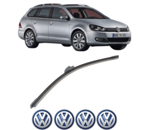 Stergator lamela spate Volkswagen GOLF VAN VI Variant (AJ5) din 2009 - 2014, pentru luneta auto, Bosch Aerotwin, din cauciuc siliconat rezistent, 4 Stickere Auto VW v27057