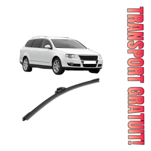 Stergator lamela spate Volkswagen PASSAT B6 Variant (3C5) din 2005 - 2011, pentru luneta auto, Bosch Aerotwin, din cauciuc siliconat rezistent, 4 Stickere Auto VW