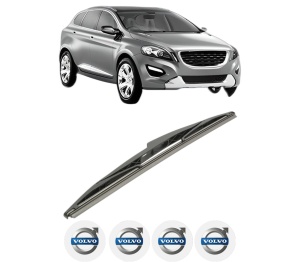 Stergator lamela spate VOLVO XC60 I VAN (156) din 2013 - 2017, pentru luneta auto, Bosch Twin, din cauciuc siliconat rezistent, 4 Stickere Auto VOLVO v27787