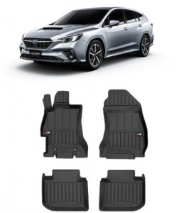 Subaru Levorg Din 09.2015 - Prezent, Combi , Set Covorase Auto Tip Tavita Premium 3D, din cauciuc accesorii pentru autoturismul tau - masina v163977