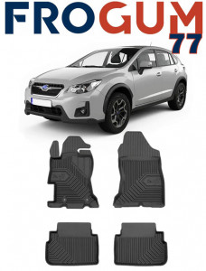 Subaru Xv II Din 01.2018 - Prezent, Suv , Set Covorase Auto Tip Tavita Premium 3D, din cauciuc accesorii pentru autoturismul tau - masina v163836