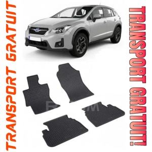 Subaru Xv II, Suv, fabricat din 01.2018 - Prezent, set covorase auto dedicate, din cauciuc 100% Premium