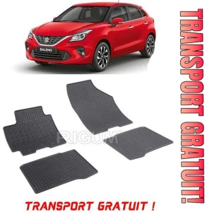 Suzuki Baleno II, Hatchback, fabricat din 05.2016 - Prezent, set covorase auto dedicate, din cauciuc 100% Premium - Transport Gratuit