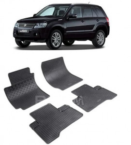 Suzuki Grand VItara II, Suv, fabricat din 2005 - 02.2015, set covorase auto dedicate, din cauciuc 100% Premium accesorii pentru autoturismul tau - masina v157497