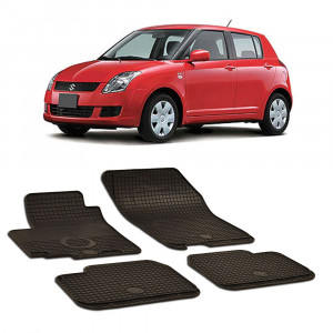 Suzuki Swift (2005-2025), inclusiv hybrid Set 4 covorase auto cauciuc Urban Line