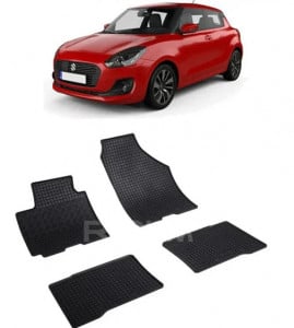Suzuki Swift, Hatchback, fabricat din 05.2017 - Prezent, set covorase auto dedicate, din cauciuc 100% Premium accesorii pentru autoturismul tau - masina v160480