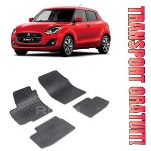 Suzuki Swift, Hatchback, fabricat din 2005 - 08.2010, set covorase auto dedicate, din cauciuc 100% Premium