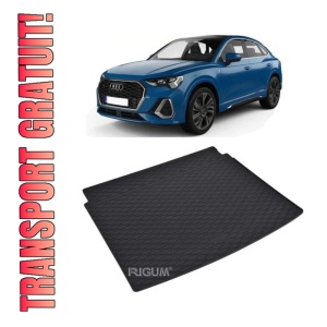 Tavita Portbagaj AUDI Q3 TFSI e 2019-prezent, protectie portbagaj, din cauciuc 100%, pentru autoturismul AUDI Q3 TFSI