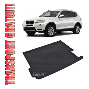 Tavita Portbagaj BMW Seria X3 F25 2010-2017, protectie portbagaj, din cauciuc 100%, pentru autoturismul BMW Seria X3