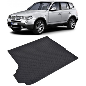 Tavita Portbagaj BMW X3 E83 din 2004 - 2010, protectie portbagaj, din cauciuc 100%, pentru autoturismul BMW Seria X3