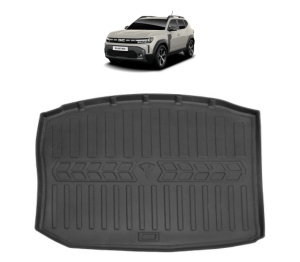 Tavita Portbagaj DACIA DUSTER CU PODEA JOASA ROATA DE REZERVA SUBTIRE din 2024, Protectie Portbagaj Auto - Img 7