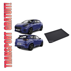 Tavita Portbagaj FORD Puma MHEV 2020-prezent, protectie portbagaj, din cauciuc 100%, pentru autoturismul FORD Puma MHEV