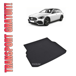 Tavita Portbagaj Mercedes C-Klasse Combi 2022-prezent, protectie portbagaj, din cauciuc 100%, pentru autoturismul Mercedes C-Klasse Combi