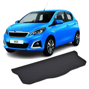 Tavita Portbagaj PEUGEOT 108 2014-2021, protectie portbagaj, din cauciuc 100%, pentru autoturismul PEUGEOT 108
