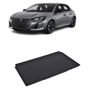 Tavita Portbagaj PEUGEOT 208 Hybrid 2024-prezent, protectie portbagaj, din cauciuc 100%, pentru autoturismul PEUGEOT 208 Hybrid