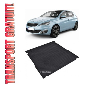 Tavita Portbagaj PEUGEOT 308 SW 2014-prezent, protectie portbagaj, din cauciuc 100%, pentru autoturismul PEUGEOT 308 SW
