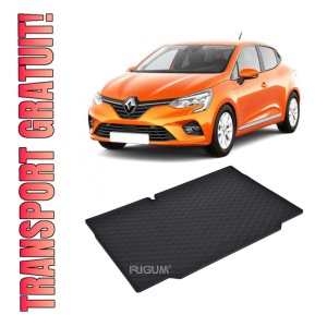 Tavita Portbagaj RENAULT Clio V Hatchback 2019-prezent, protectie portbagaj, din cauciuc 100%, pentru autoturismul RENAULT Clio V