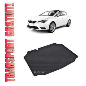 Tavita Portbagaj SEAT Leon Hatchback 2013-2020, protectie portbagaj, din cauciuc 100%, pentru autoturismul SEAT Leon Hatchback