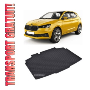 Tavita Portbagaj SKODA Fabia IV 2021-prezent, protectie portbagaj, din cauciuc 100%, pentru autoturismul SKODA Fabia IV