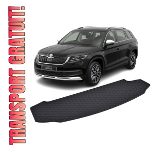 Tavita Portbagaj SKODA Kodiaq 7m 2017-prezent, protectie portbagaj, din cauciuc 100%, pentru autoturismul SKODA Kodiaq 7m