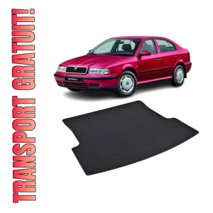 Tavita Portbagaj SKODA Octavia I Sedan 1997-2004, protectie portbagaj, din cauciuc 100%, pentru autoturismul SKODA Octavia I