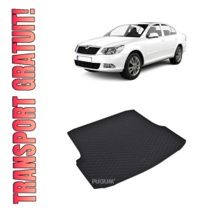 Tavita Portbagaj SKODA Octavia II Sedan 2005-2013, protectie portbagaj, din cauciuc 100%, pentru autoturismul SKODA Octavia II