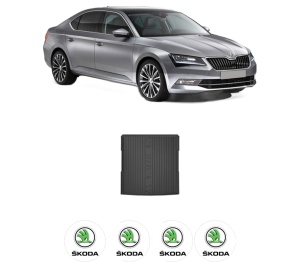 Tavita Portbagaj SKODA SUPERB III din 2015-2023, Protectie Portbagaj Auto SKODA - Img 2