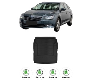 Tavita Portbagaj SKODA SUPERB III Estate (3V5) din 2015-2024, Protectie Portbagaj Auto SKODA - Img 2