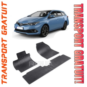 Toyota Auris I, Hatchback, fabricat din 01.2007 - 12.2012, set covorase auto dedicate, din cauciuc 100% Premium