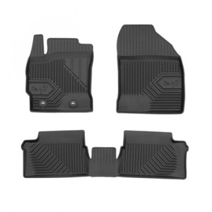 Toyota Auris II Hybrid Din 07.2013 - 12.2018, Hatchback , Set Covorase Auto Tip Tavita Premium 3D, din cauciuc accesorii pentru autoturismul tau - masina v169249