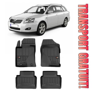 Toyota Avensis II, Combi, Din 03.2003 - 12.2008 , Set Covorase Auto Tip Tavita Premium 3D, din cauciuc