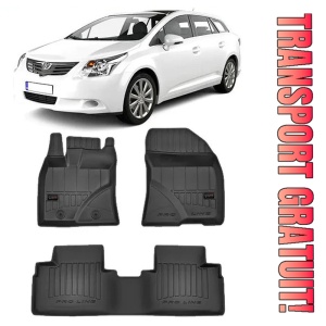 Toyota Avensis III, Combi, Din 01.2009 - 08.2018 , Set Covorase Auto Tip Tavita Premium 3D, din cauciuc