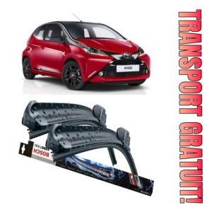 Toyota Aygo Set 2 stergatoare parbriz Bosch Bosch Aerotwin 65 cm/65 cm compatibile cu Toyota Aygo (_B4_) din 2014 (65 cm / 65 cm)