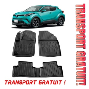 Toyota C-Hr (2016 - prezent) Set covorase auto cauciuc G.Modern Line 3D transport gratuit