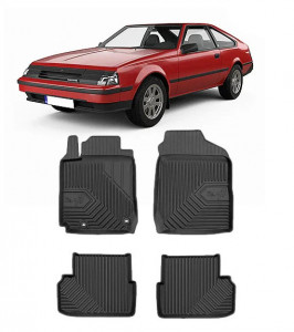 Toyota Celica VII Din 1999 - 2005, Coupe , Set Covorase Auto Tip Tavita Premium 3D, din cauciuc accesorii pentru autoturismul tau - masina v165776