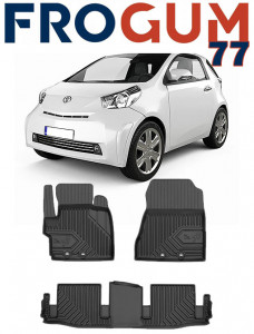 Toyota Iq Din 2008 - 2016, Hatchback , Set Covorase Auto Tip Tavita Premium 3D, din cauciuc Lichidare Stoc- TRANSPORT GRATUIT accesorii pentru autoturismul tau - masina v109194