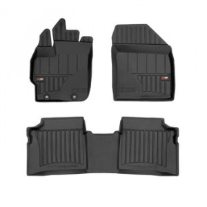 Toyota Prius III, Hatchback, Din 06.2009 - 03.2016 , Set Covorase Auto Tip Tavita Premium 3D, din cauciuc accesorii pentru autoturismul tau - masina v171128