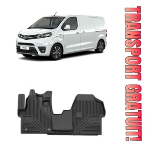 Toyota Proace II Din 01.2016 - Prezent, Van , Set Covorase Auto Tip Tavita Premium 3D, din cauciuc