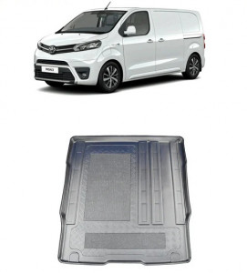 Toyota Proace Verso Van din 01.2016 - Prezent, Tavita Pentru Portbagaj Lux Premium Dedicata, Ampatament L2 Mediu In Spatele Randului 2 (Scaune Culisate In Spate) *1 accesorii pentru autoturismul tau - masina v186289