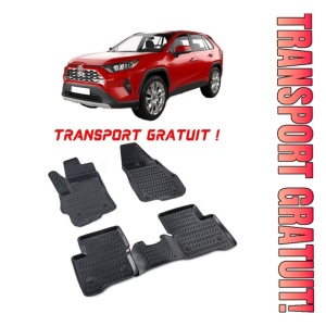 Toyota Rav 4 XA40 IV 2012-2018 Set 4 covorase auto din cauciuc tip tavita premium line 3D - Transport Gratuit!