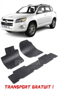 Toyota Rav4 III, Suv, fabricat din 02.2006 - 02.2013, set covorase auto dedicate, din cauciuc 100% Premium - Transport Gratuit accesorii pentru autoturismul tau - masina v37493