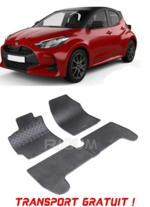 Toyota Yaris II, Hatchback, fabricat din 10.2005 - 2011, set covorase auto dedicate, din cauciuc 100% Premium - Transport Gratuit accesorii pentru autoturismul tau - masina v37475