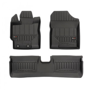 Toyota Yaris III, Hatchback, Din 09.2011 - 08.2020 , Set Covorase Auto Tip Tavita Premium 3D, din cauciuc accesorii pentru autoturismul tau - masina v170968