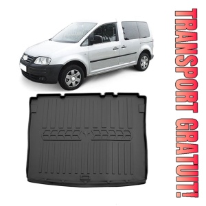 Volkswagen Caddy III (2K) Life. Short Base. 4 Portiere (2003-2020) Tavita cauciuc pentru protectie portbagaj