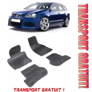 Volkswagen Golf 5, Combi, fabricat din 10.2003 - 2008, set covorase auto dedicate, din cauciuc 100% Premium - Transport Gratuit