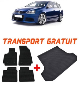 Volkswagen Golf 5 din 06.2007 - 2009 Combi *1 , Set Covorase + tavita portbagaj auto accesorii pentru autoturismul tau - masina v432