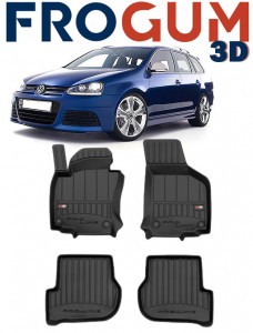 Volkswagen Golf 5 Din 10.2003 - 2008, Combi , Set Covorase Auto Tip Tavita Premium 3D, din cauciuc accesorii pentru autoturismul tau - masina v161958
