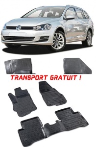 Volkswagen Golf 6 Combi 2008-2012 Set 4 covorase auto din cauciuc tip tavita premium line 3D - Transport Gratuit! accesorii pentru autoturismul tau - masina v48121