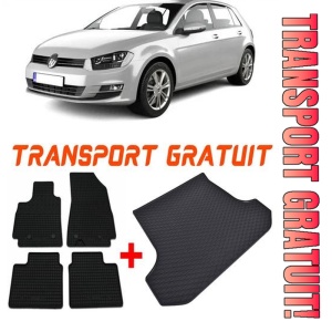 Volkswagen Golf 7 Sportsvan Van din 05.2014 - 12.2020 *4, Set Covorase + tavita portbagaj auto
